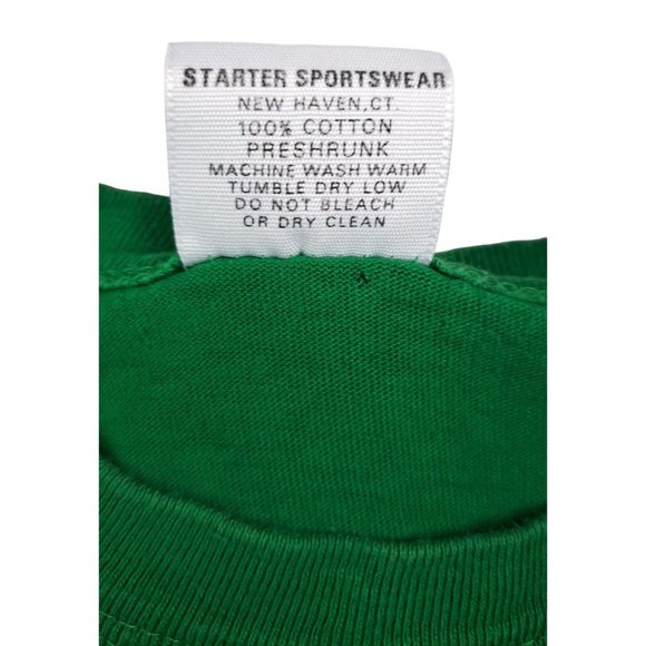 Vintage Larry Bird T-shirt Boston Celtics Green Starter 1989 Basketball Legend - Picture 6 of 14